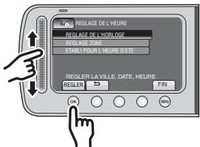 JVC GZ-MS125 - Sélectionnez [REGLAGE DE L'HORLOGE] - 1