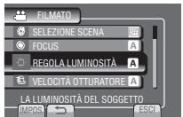 JVC GZ-MS125 - Selezionare il menu desiderato. - 1