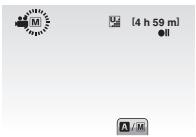 JVC GZ-MS125 - Selectionare due volte [A/M]. - 1
