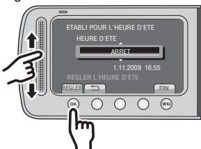 JVC GZ-MS125 - Sélectionnez [MARCHE] ou [ARRET] - 1