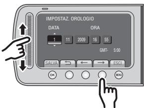 JVC GZ-MS125 - Impostare la data e l'ora - 1