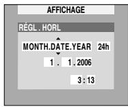 JVC GR-D320E - Réglages de la date et de l'heure - 1