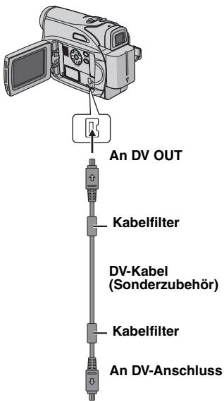 JVC GR-D320E - Anschluss an einen PC - 1