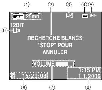 JVC GR-D320E - Durant la lecture video - 1