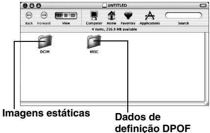 JVC GR-D360 - Ver o conteúdo de um cartão de memória (Macintosh) - 1