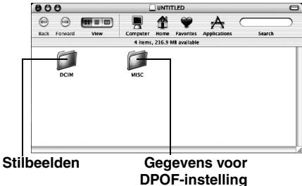 JVC GR-D370 - De inhoud van een geheugenkaart bekijken (Macintosh) - 1