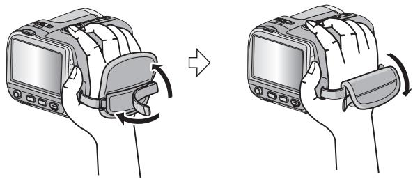 JVC GR-DA20E - Einstellung Des Haltegriffes - 1
