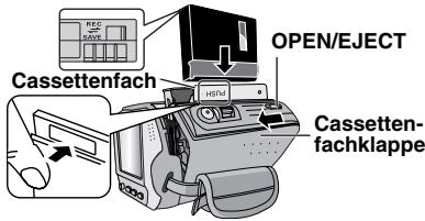 JVC GR-DA20E - Einlegen/Entnehmen Einer Cassette - 1