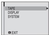 TAPE DISPLAY SYSTEM EXIT
