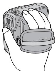 JVC GR-DX28 - Ajustement de la poignée - 1