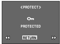 JVC GR-DX77 - Pour protéger le fichier actuellement affiché - 2