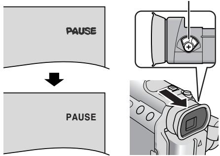 JVC GR-DZ7 - Ajustement de la netteté du viseur - 1