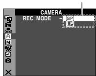 JVC GR-DZ7 - MenuaVEC DES menus secondaires - 2