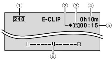 JVC GR-DZ7 - Durant l'enregistrement de clip e-mail - 1