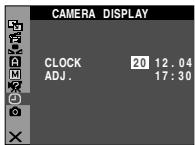JVC GR-DZ7 - Réglages de la date et de l'heure - 2