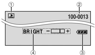 JVC GR-DZ7 - Durant la lecture D.S.C. - 1