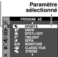 JVC GR-DZ7 - Menu sans aucun menu secondaire - 1
