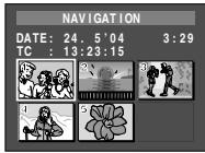 JVC GR-DZ7 - Pour supprimer des images miniatures - 1