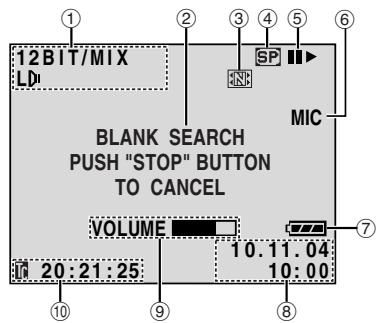 JVC GR-DZ7 - Durant la lecture video - 1