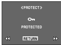 JVC GR-DZ7 - Pour protégé le fjichier actuellément affché - 2