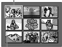 JVC GR-DZ7 - Lecture indexée des fichiers - 1