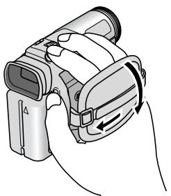 JVC GR-DZ7 - Ajustement de la poignée - 1