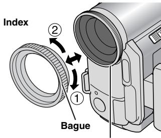 JVC GR-DZ7 - Pour la détacher : - 1