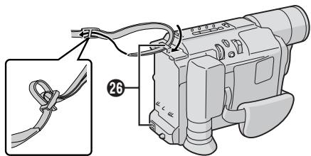 JVC GR-SXM58 - Fixation de la bandoulière - 1