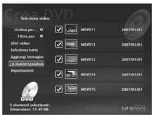 JVC GZ-MG575 - Portare il selettore su / per selezionare [CREA DVD], quindi premere il selettore. - 1