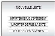 JVC GZ-MG57E - Sélectionner [NOUVELLE LISTE]. - 2