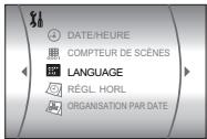 JVC GZ-MG57E - Selection de la langue - 5