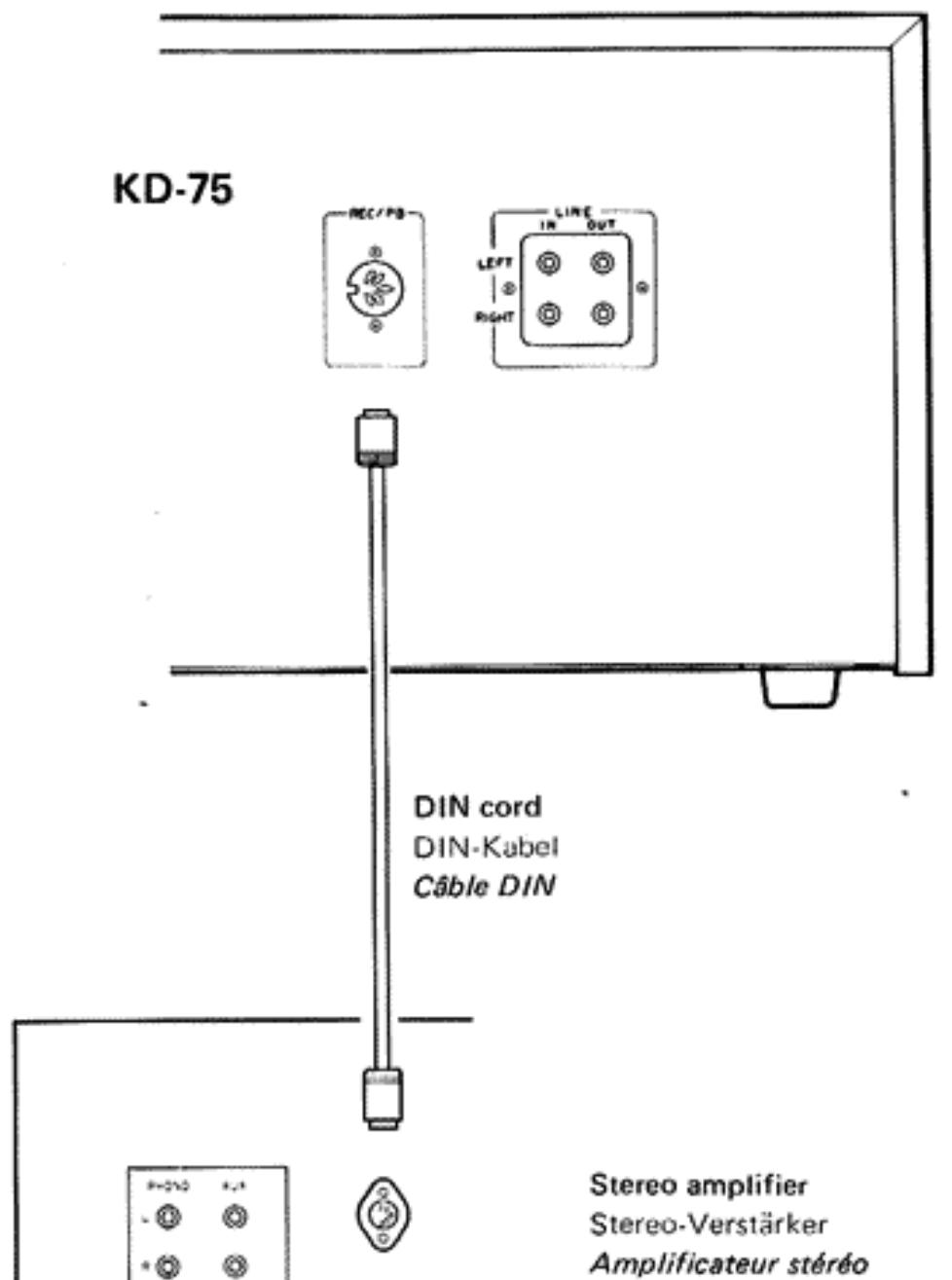 JVC KD-75 - RACCORDEMENTS - 1