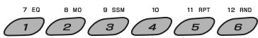 7 EQ 8 MO 9 SSM 10 11 RPT 12 RND 1 2 3 4 5 6