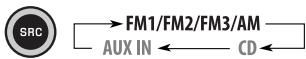 JVC KD-G343 - Fonctionnement de la radio - 1