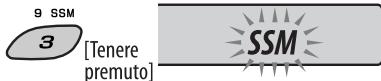 JVC KD-G343 - Preimpostazione automatica delle stazioni FM—SSM (Strong-station Sequential Memory) - 6