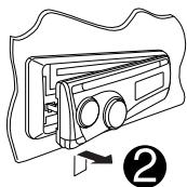 JVC KD-G343 - Rilascio del pannello di lavoro - 2