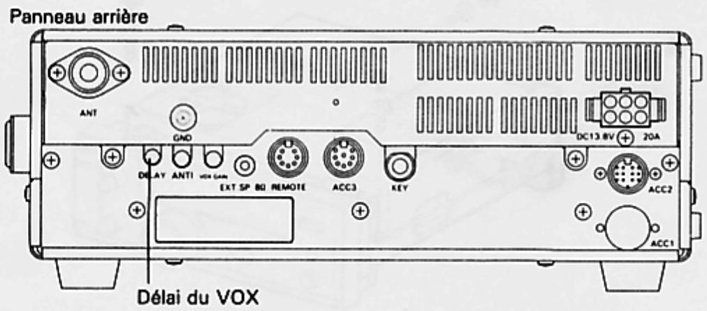 KENWOOD TS-140S - 6-6-7. Délai du VOX - 1