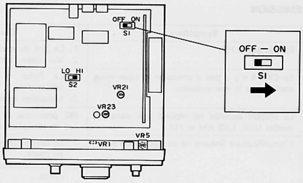 KENWOOD TS-140S - 6-6-8. Commande d'un amplificateur linéaire - 1