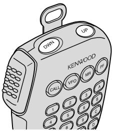 KENWOOD TM-G707E - ■ Touches [UP]/ [DWN] du micro - 1
