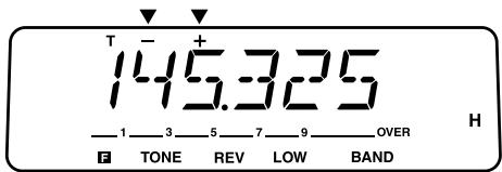 T - + 145.325 _1_3_5_7_9_OVER H E TONE REV LOW BAND