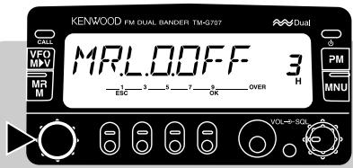 KENWOOD TM-G707E - ■ Blocage des canaux mémoire - 1