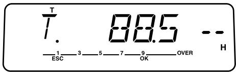 T. 88.5 -- ESC 3 5 7 9 OVER H OK