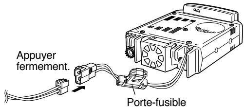 Appuyer fermement. Porte-fusible