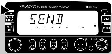KENWOOD FM DUAL BANDER TM-G707 SEND VFO MPV MR M H OVER VOL-SQL Dual PM MNU