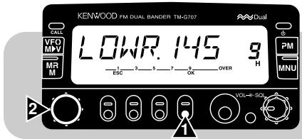 KENWOOD TM-G707E - Remarques: - 2