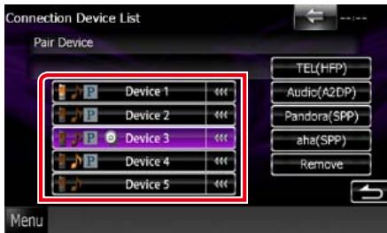 KENWOOD DNX5060EX - Connecter l'appareil bluetooth - 1