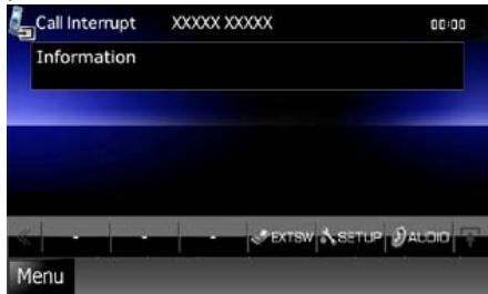 KENWOOD DNX5060EX - Coupure du son à la réception d'un appel téléphonique (DNX5190 uniquement) - 1
