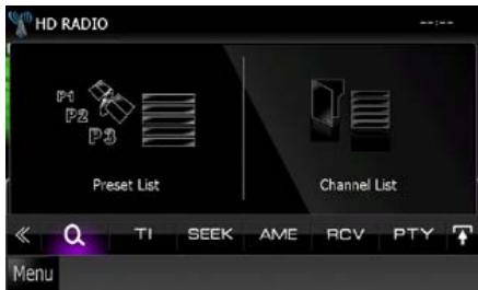 KENWOOD DNX5060EX - Recherche par catégorie/canal (syntoniseur SIRIUS XM et HD radio uniquement) - 6
