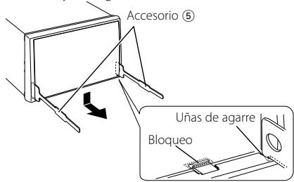 Accesorio ⑤ Uñas de agarre Bloqueo