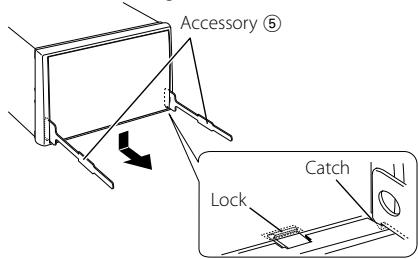 Accessory ⑤ Lock Catch